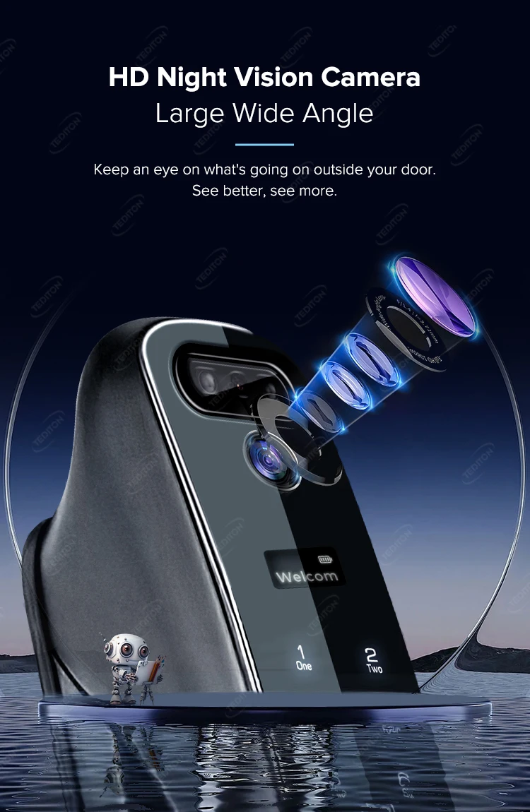 Tediton Waterproof Outdoor Automatic Electric Wi-fi Cameratuya ...