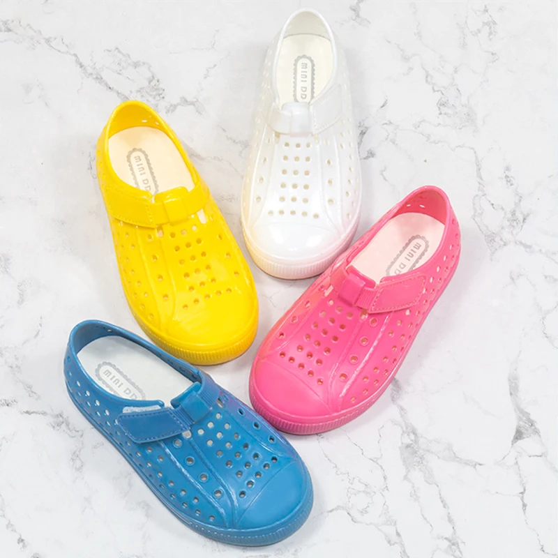 Customization Children PVC Jelly Shoes for Kids Soft EVA