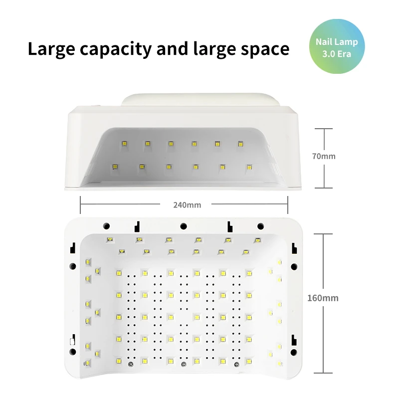 T8 Pro and Beyond UV Curing Lamp for Nails Gel Extention With PU Leather Hand Pillow