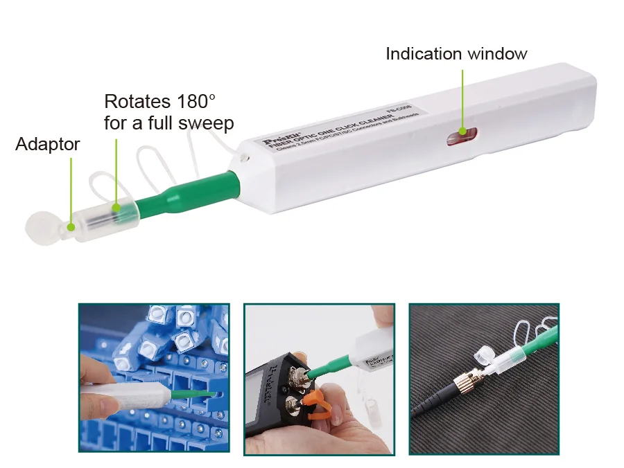 Optipsponge Microscope Cleaner 200x Fiber Optic Microscope Pro'skit 8PK-MA009 and Fiber Optic Cleaning ...
