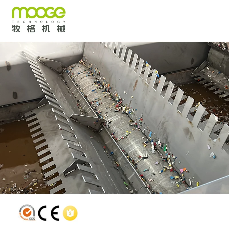 Shredder Plastic Bottle Crushing Machine LDPE HDPE PE PP Bottle Washing Line Plastic Recycling Machine