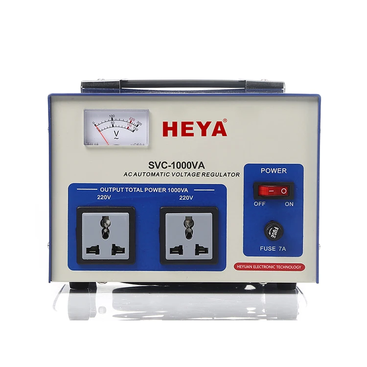 SVC 1KVA 220VAC Automatic Voltage Regulator Stabilizer