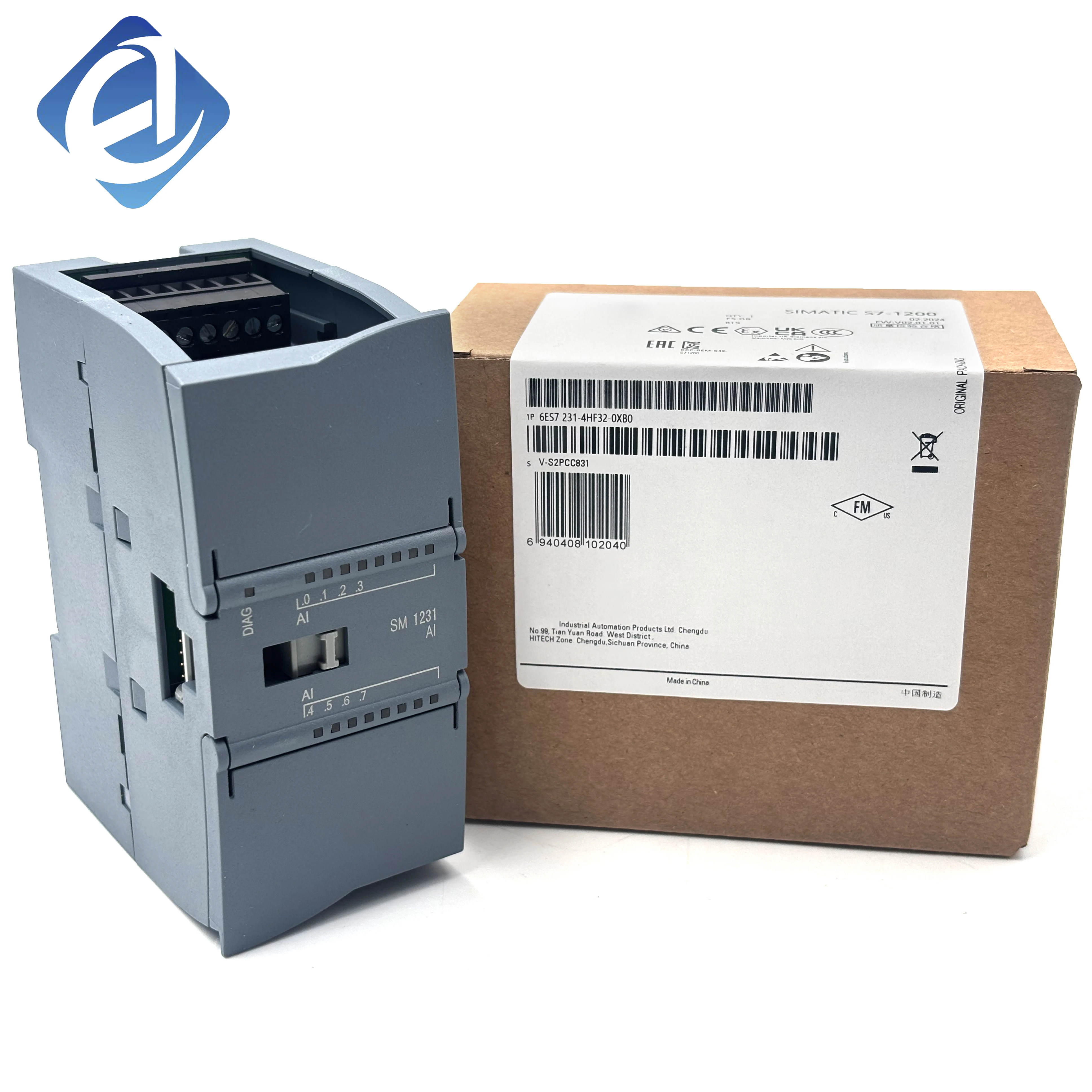New Original 6ES7231-4HF32-0XB0 6ES7 231-4HF32-0XB0 S7-1200 Analog Input Module Stock in Warehouse