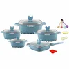 Set di padelle antiaderenti da 25 pezzi in blu