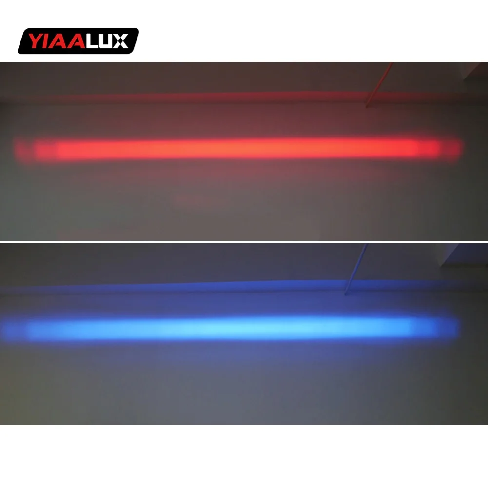 product high performance 50w forklift warning light blue  red 10 80v straight line new condition warehouse safety zone light-3