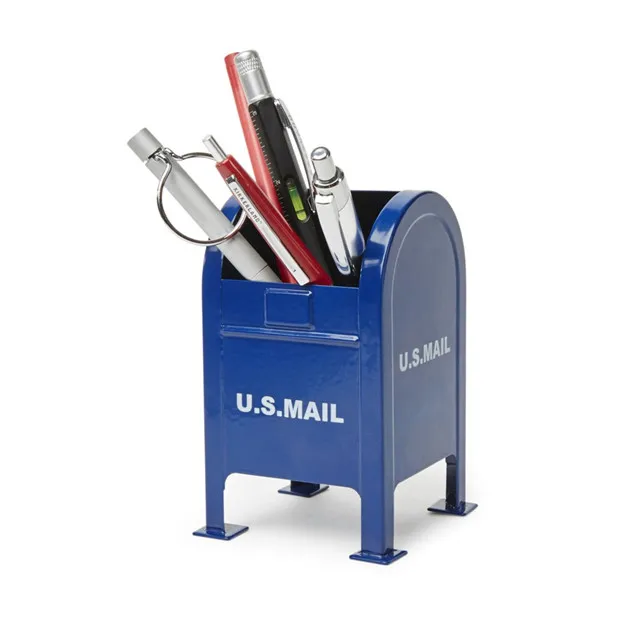 Custom Plastic Container Shape Pen Holder Personalized Pen Holder