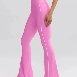 Women High Waist Tummy Control Flare Pants Quick Dry Fitness Gym Active Wear Solid Running Yoga Flared Leggings for Women