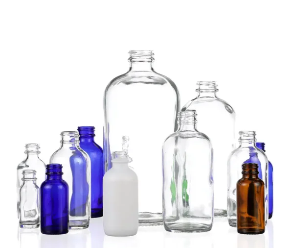 Wholesale 15ml 30ml 60ml 120ml 240ml 480ml 960ml Amber Glass Bottle boston Round Glass Bottle