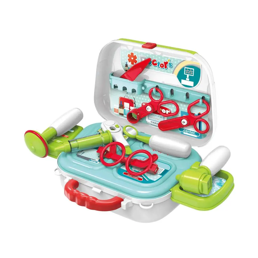 
 Набор детских врачей, комплект медицинских игрушек с чехлом для врачей и переноски для маленьких девочек, школьный класс  