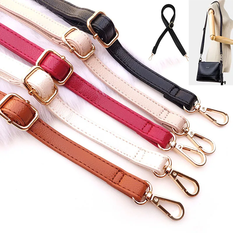 Adjustable Long Leather Crossbody Shoulder Bag Strap Handbag Belt