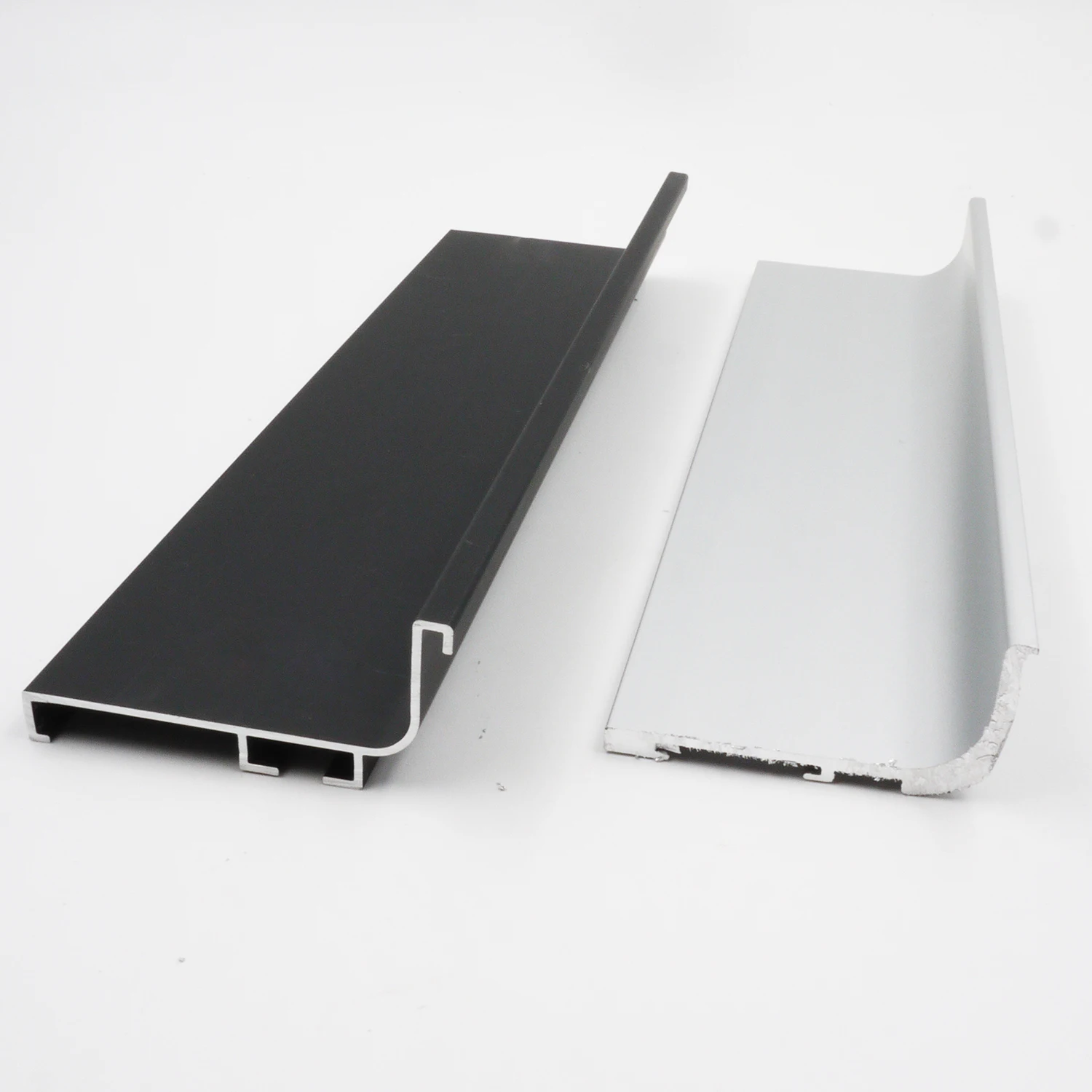 LENWA ALUMINIUM Horizontal Gola Profile Handle and Gola Recessed Vertical Double Grip Profile