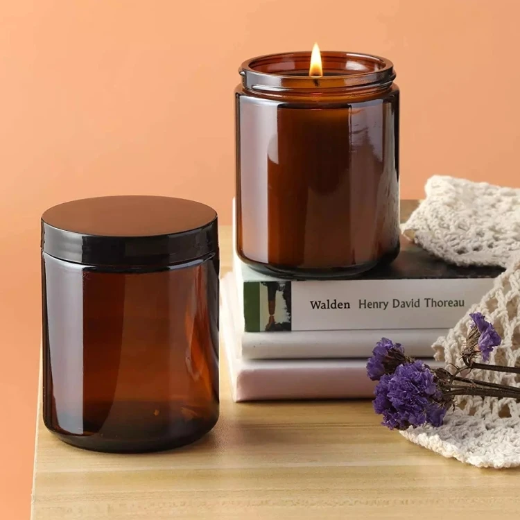 250ml 8 Unzen 8 Unzen Glser aus gefroste tem Bernstein mit luftdichten  Deckeln aus Metall, Kunststoff und Kunststoff fr Kerzen, Aufbewahrung von  Lebensmitteln, Gewrze| Alibaba.com