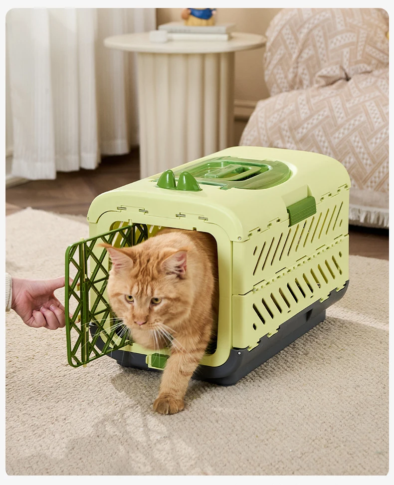 Foldable Large Pet Carrier Portable Travel Cat Dog Crate Airline Approved Pet Transport Box manufacture