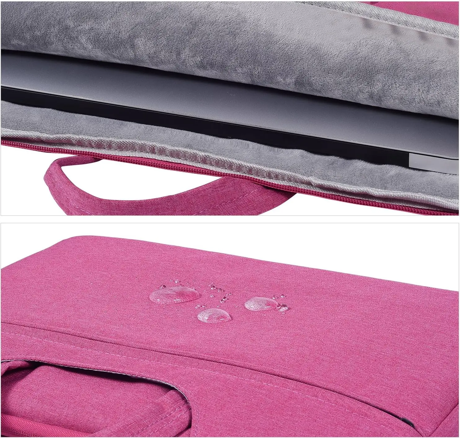 product 14 15 inch waterproof laptop case sleeve for macbook air pro 14 15 16 inch with handle and pockets durable lining laptop bag-33