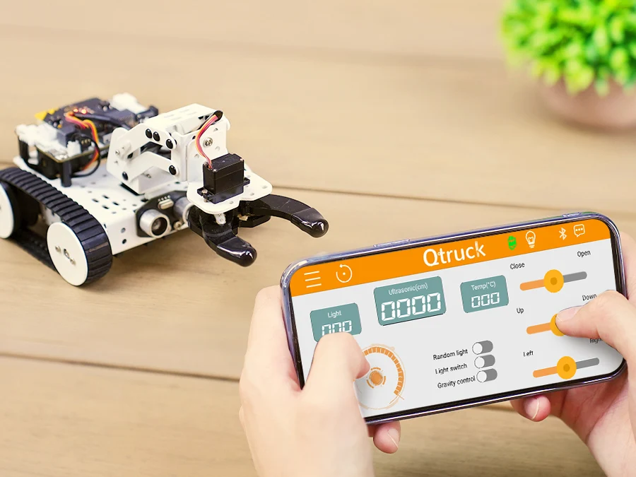 Qtruck Microbit Programming Remote Control Smart Robot Kit