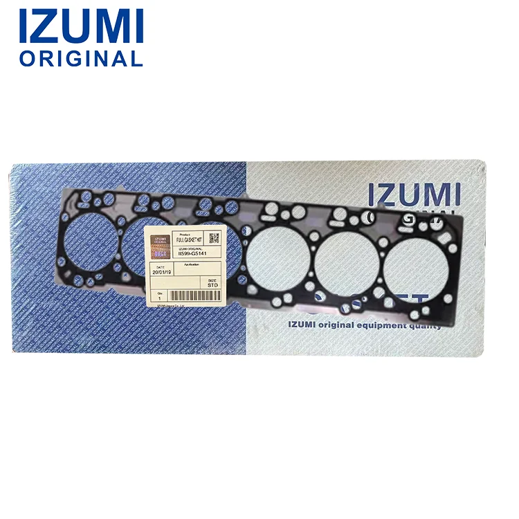 Kit Gasket Kepala IZUMI ORIGINAL ISB6 3958645 3954876 untuk Mesin Diesel Cummins
