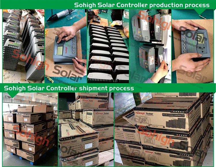 solar charge controller lithium 12V 24V 50A controlador de sistema solar pwm from China supplier