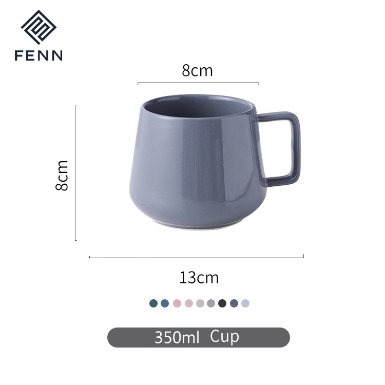 product fenn wholesale ceramic mug custom drinkware restaurant cafe used 200ml pottery mug porcelain coffee mugs korean cups as for gift-65