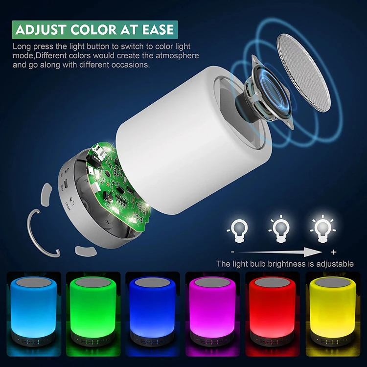Different Bluetooth Speaker With Lights CL-671 Portable Bluetooth