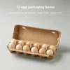 12 egg holders in their natural color