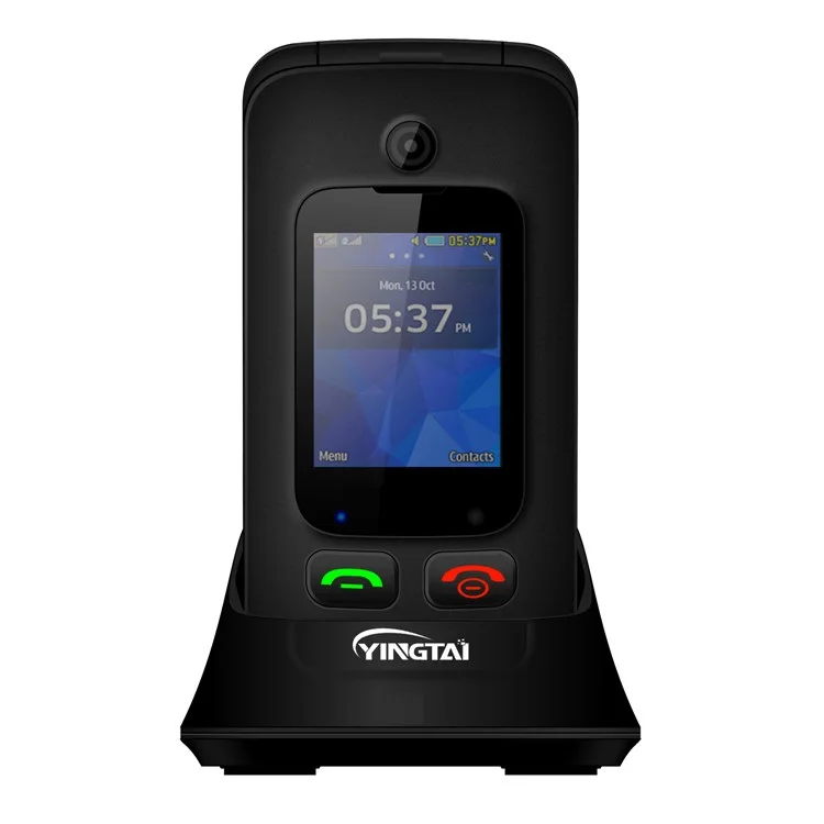 2.4 Inch Unlock Dual Sim Old People Mobile Phone with Keypad Talking 2G3GGSM WCDMA Flip Phone