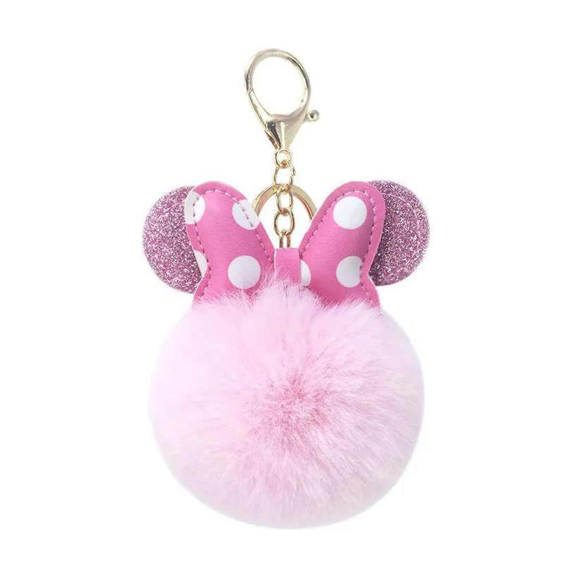 puff ball keychain bulk