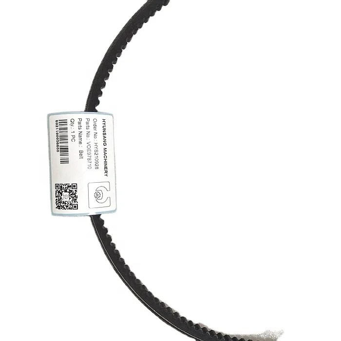Hyunsang Excavator Parts Belt VOE978710 for L110E & L120E