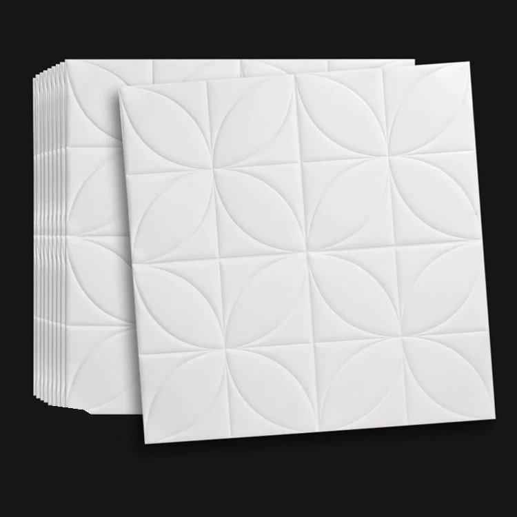 High Quality 3d Foam Decorative Wall Panel Self Adhesive 4d Room Wallpaper