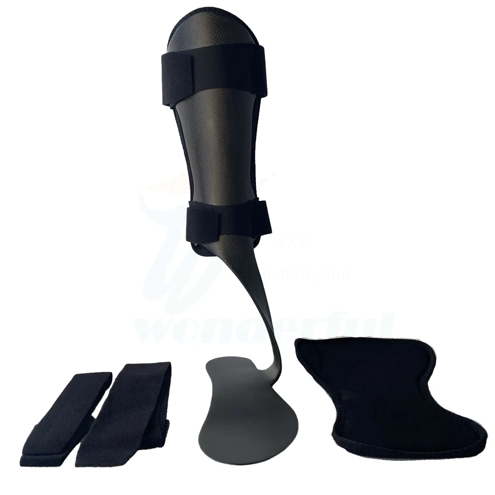AFO Medical Carbon Fiber Ankle Foot Orthotic (AFO) Drop Foot Orthotic AFO Carbon Fiber Ankle Foot Orthosis factory