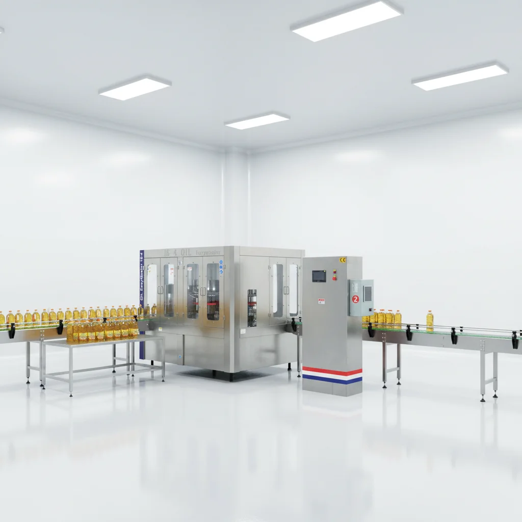 Automatic 500ml 1L PET Glass Bottle Olive Oil Bottling Line Palm Vegetable Edible Cooking Oil Filling Machine Price