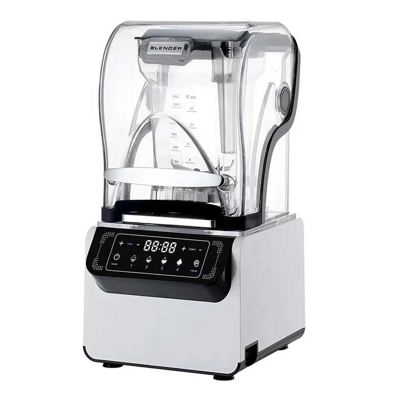 Высококачественный многофункциональный коммерческий блендер 2 л, 1800 Вт, высокоскоростная соковыжималка, блендер с низким уровнем шума, промышленный блендер
