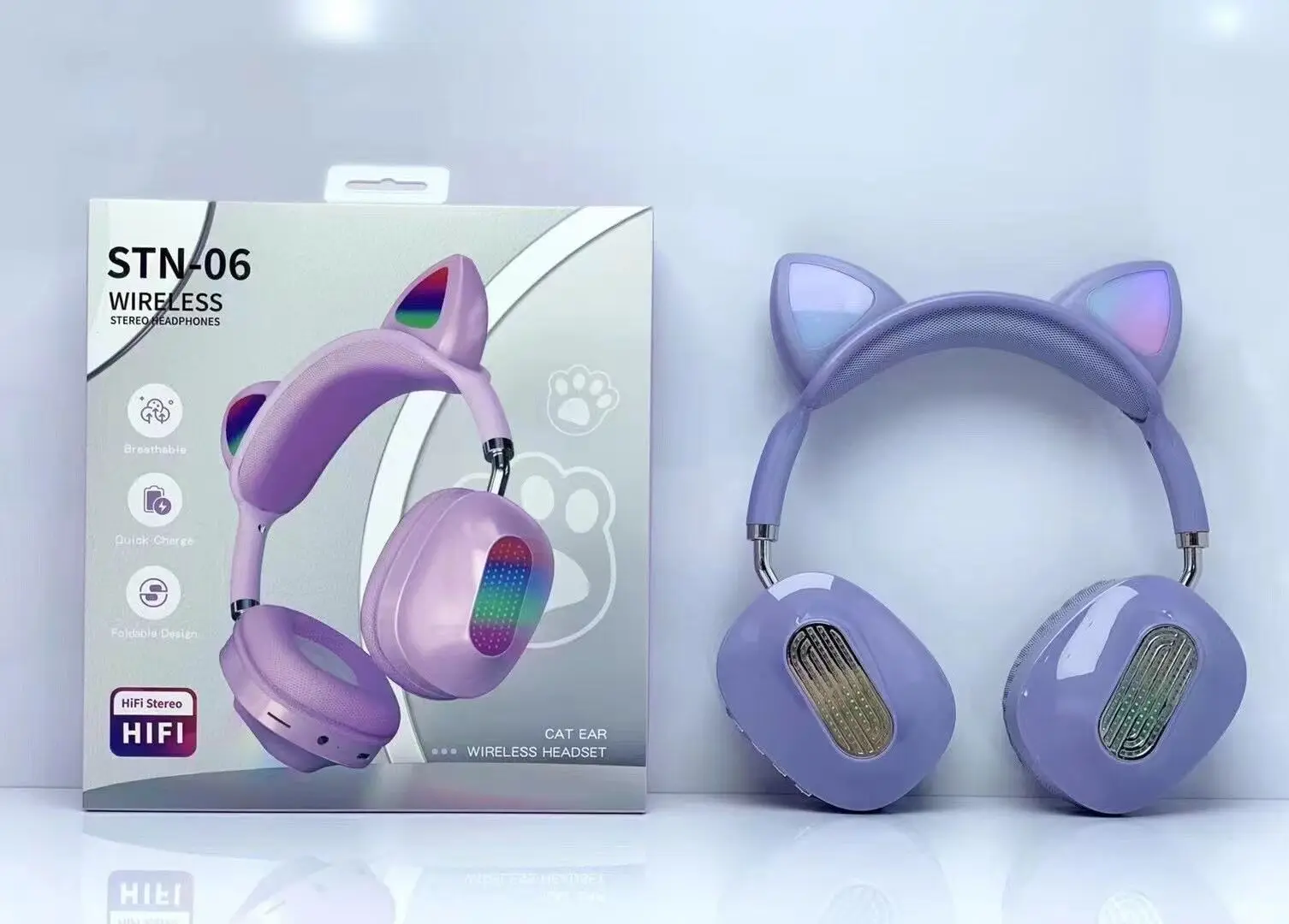 Wholesale Wireless LED Headphones - High Quality & Stylish