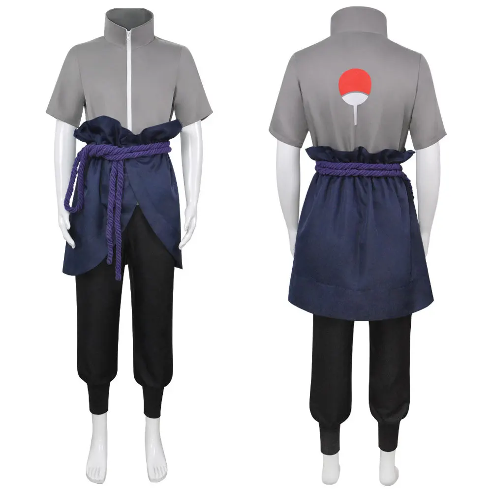 Hokage Uchiha Sasuke Cosplay Costumes Shippuden Sasuke Suit Carnival ...