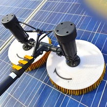 3.5m Lithium Battery roller brush head rotates the electric solar panel to clean the rotary brush