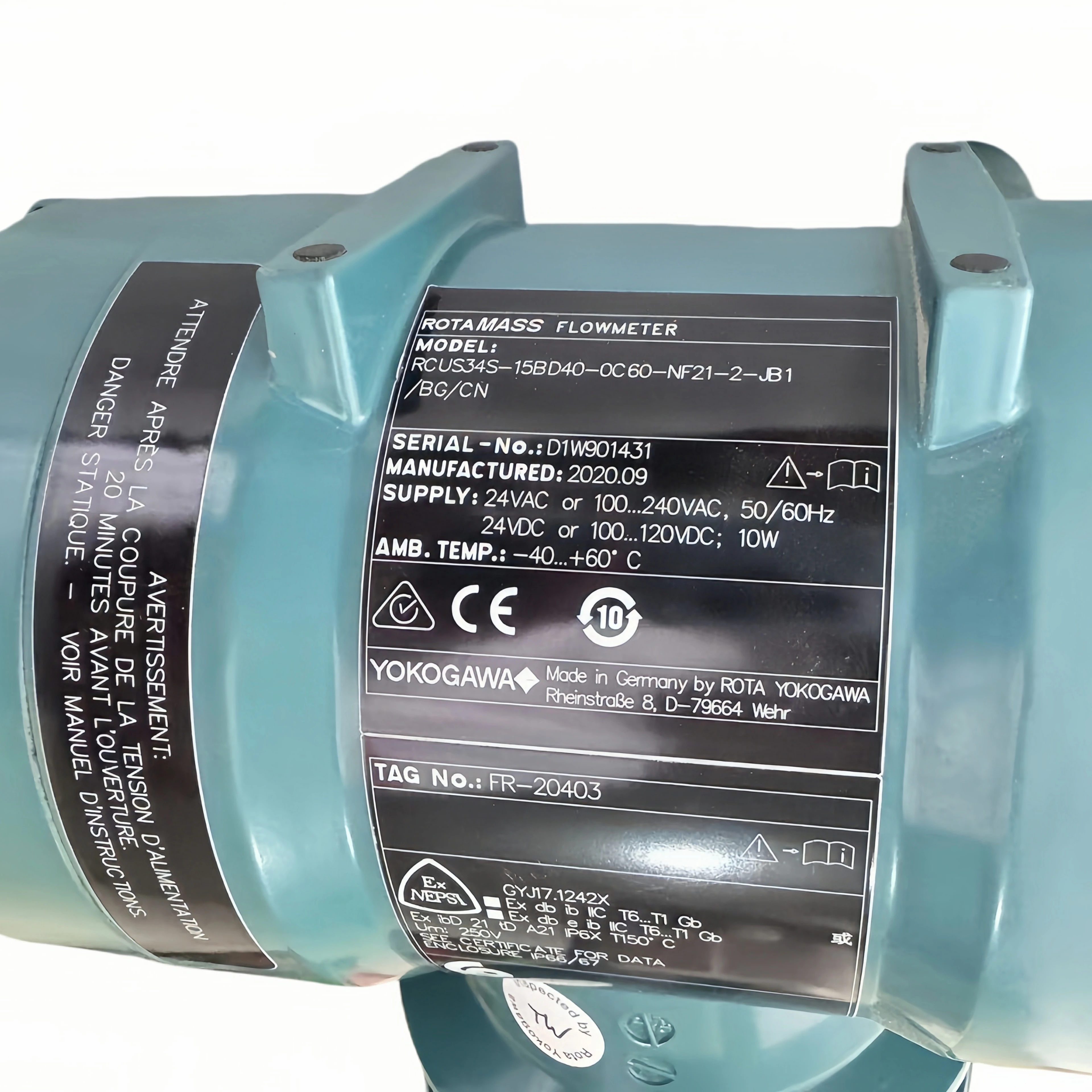 Original YOKOGAWA ROTAMASS Flowmeter RCUS34S Series