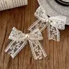 Lace Bow Duckbill Clip Single