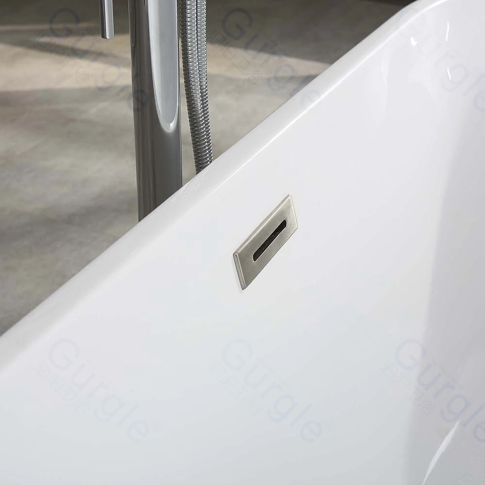 Customized Simple Design Luxury Home Independent Adult Bathroom Soaking Freestanding Sitting Bathtubs Whirlpool Bathtub