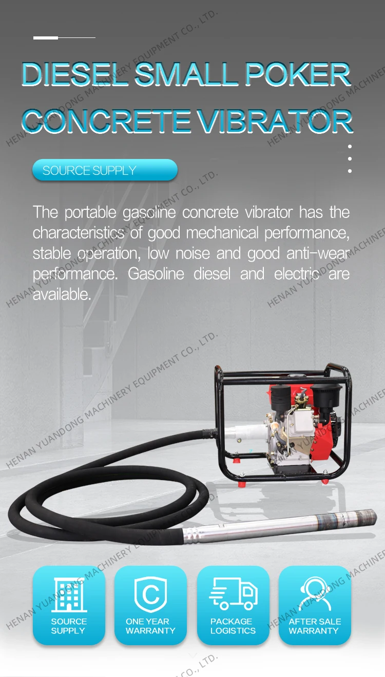 Backpack Gasoline Concrete Vibrator Knapsack Insertion Vibrator for ...