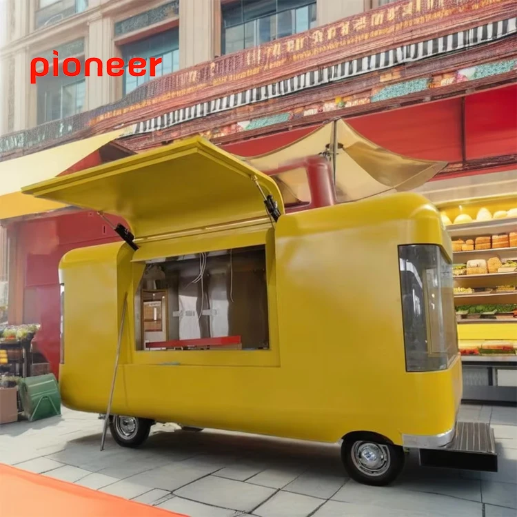Nouveau camion ambulant de restauration rapide, stand à crêpes, pour restaurants, hôtels, usage domestique, fabrique d'aliments snacks, fabriqué avec de l'eau, du maïs et du soja comme matières premières