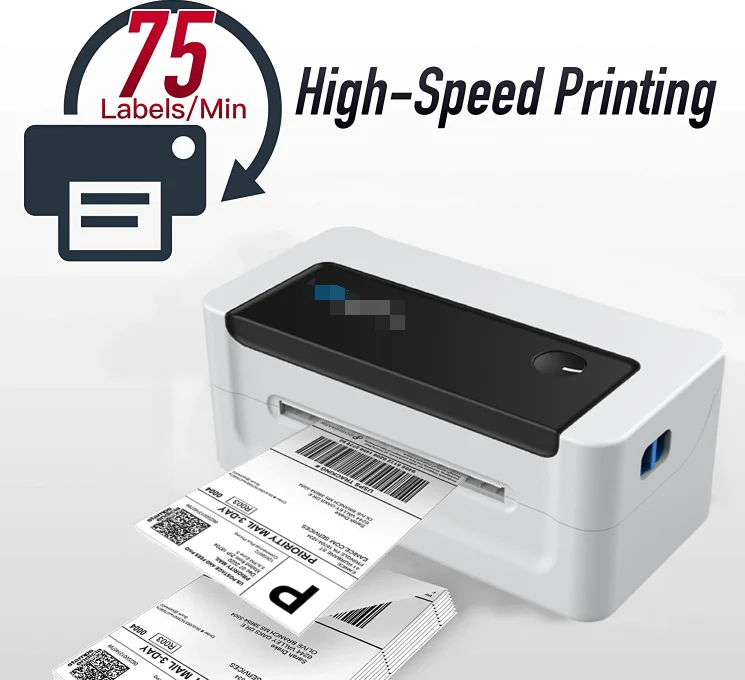 108mm 4 Inch Direct Thermal Printer Airway Bill 150mm/s 2