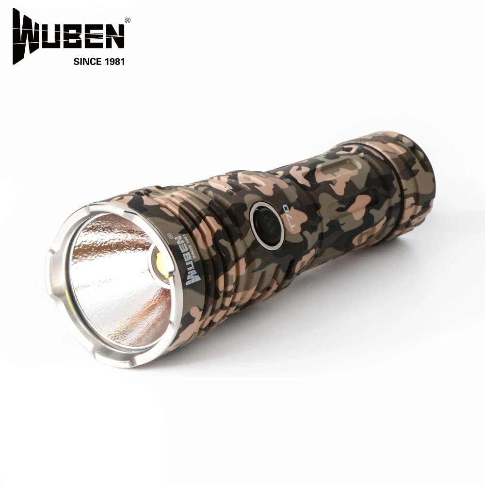 WUBEN T70 4200LM 懐中電灯防水タイプ C 充電式トーチ 26650 リチウム