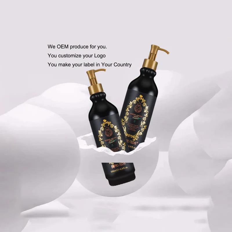 Pro Techs Organic Bio Keratin Daily Shampoo Sulfate Free and Paraben Free Shampoo for Damaged Hair Repair Care