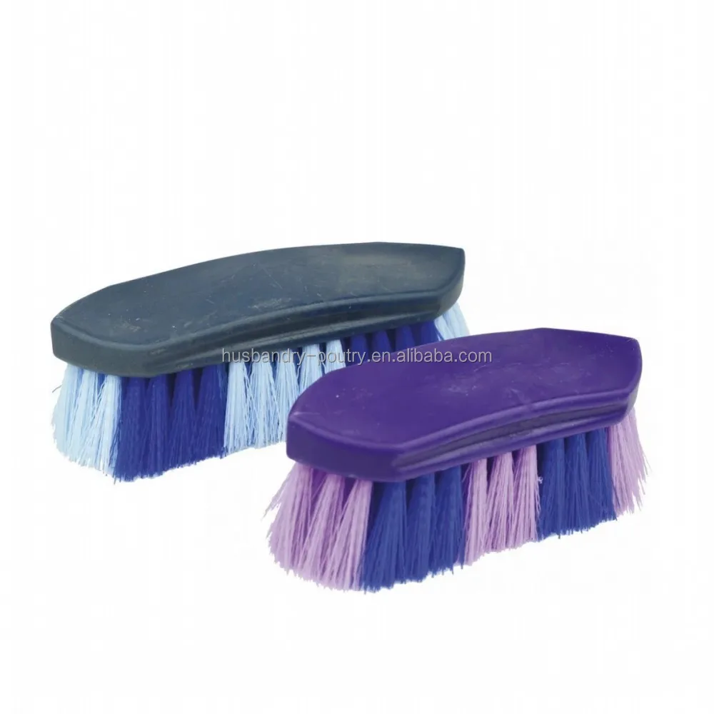 Brosse de tête caoutchouc pour cheval