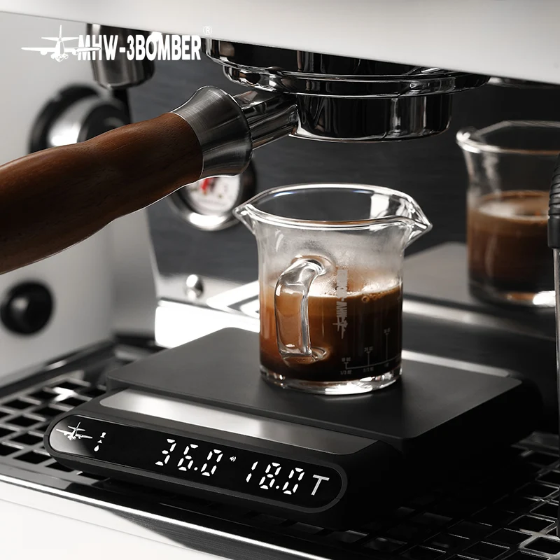 MHW-3BOMBER Smart Drip Espresso Coffee Scale with Auto Timer