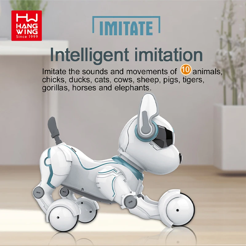 
 Игрушки Робот собака свет для детей умный развивающий умный Rc электронный пульт дистанционного управления танцы для детей giocattolo игрушка Роботы  