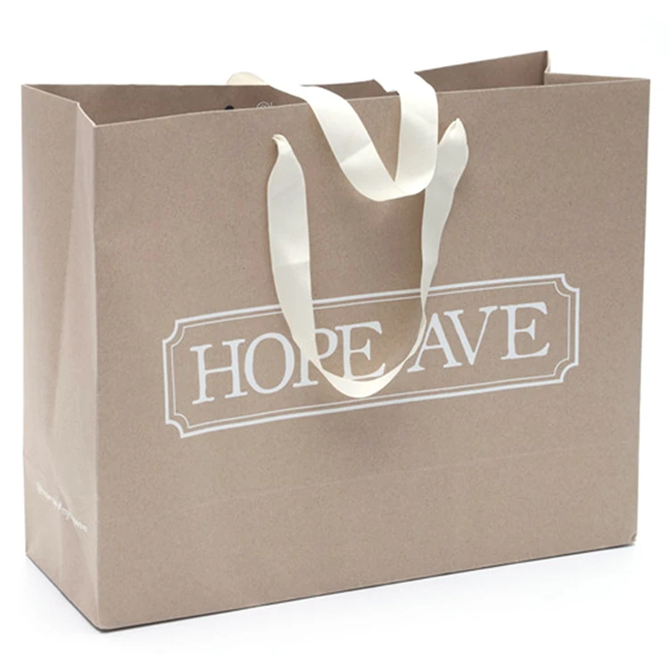 Custom Printed Recyclable Paper Bag Shopping Package Clothing Paper Bag