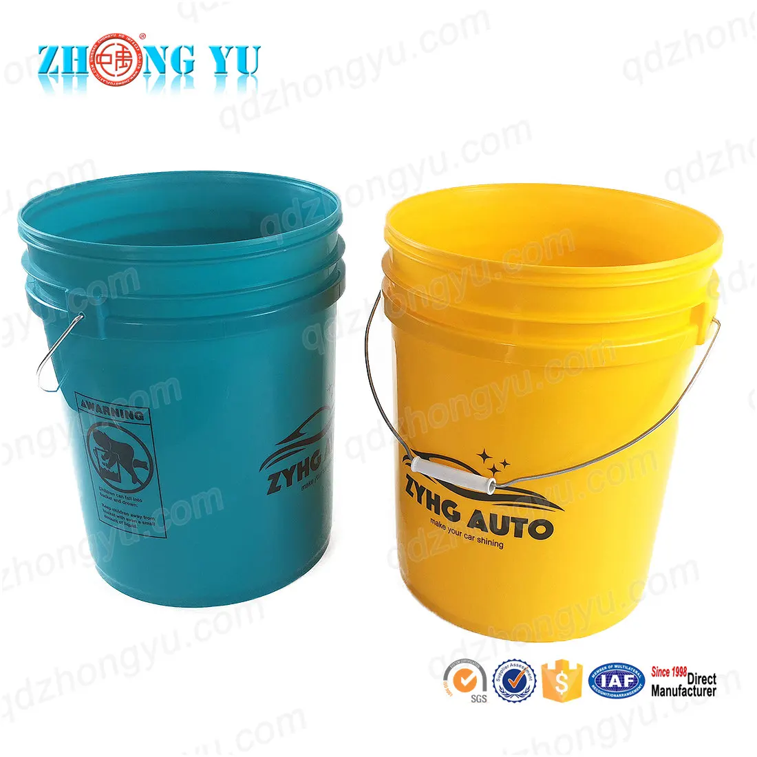 Car Care Transparent Detailing Equipment Accessories Car Cleaning Clear Washing 5 Gallon Bucket