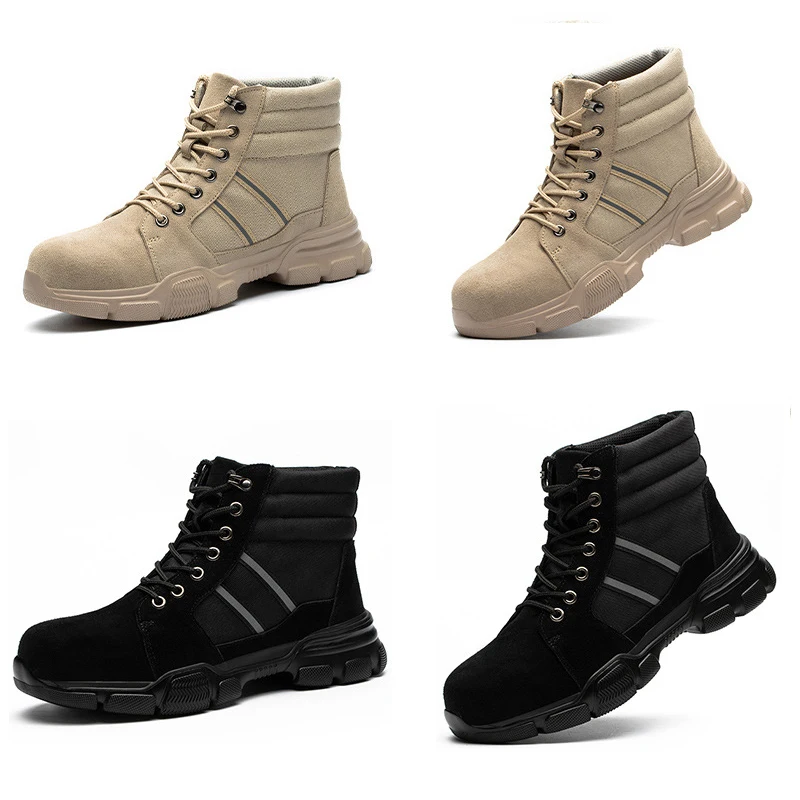 Oxford Industrial Security Boots Thermal Safety Shoes Steal Toe Eva