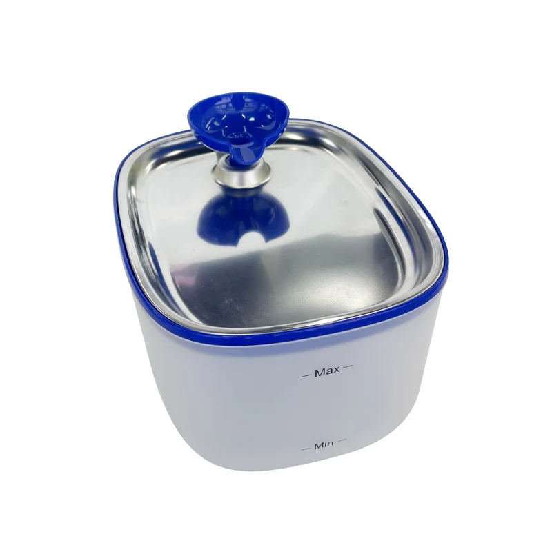 Stainless Steel Automatic USB Powered Cat Water Fountain Flower Spout Circulating Filter Ultra Quiet for Cats Small Dogs