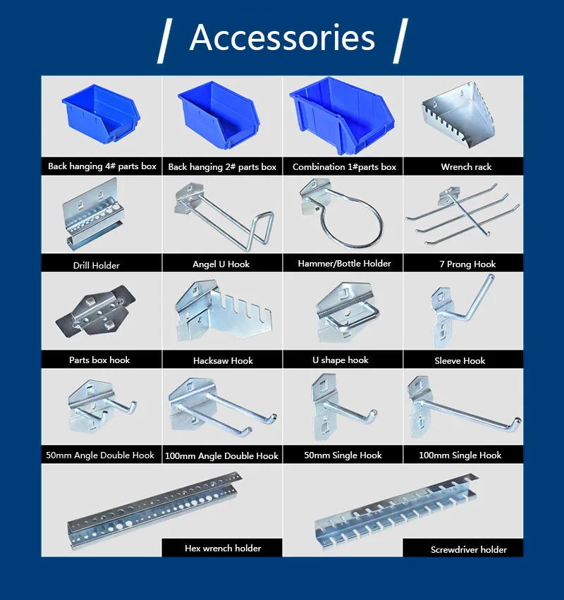 Double Door with Drawers and Shelves Garage Storage Workshop Use Heavy Duty Shelf Tool Drawer Cabinets